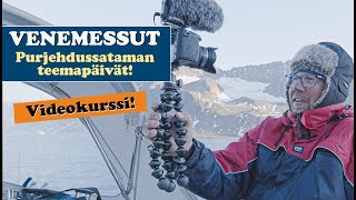 Venemessut 2024 - Purjehdussataman TEEMAPÄIVÄT esittelyssä! (videokuvausta, veneen huoltoa yms.)